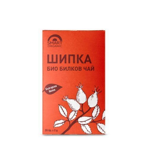 Био Чай Шипка, 40g, Smart Organic