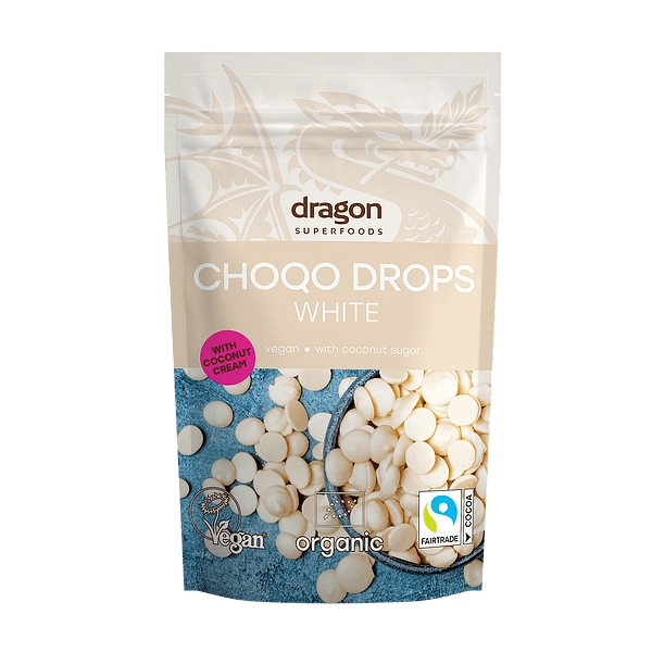 Био Капки Бял Шоколад 200g, Dragon Superfoods