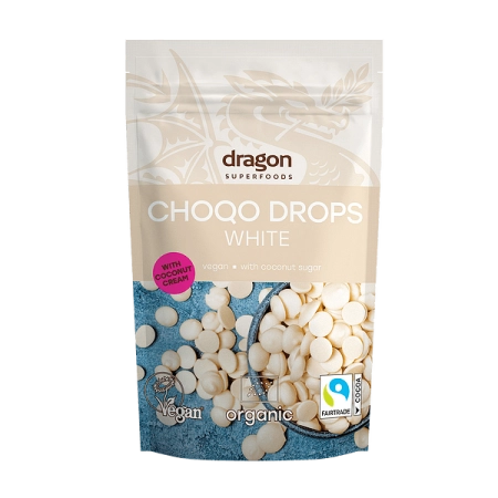 Био Капки Бял Шоколад 200g, Dragon Superfoods