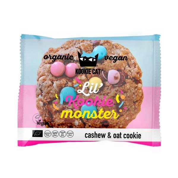 Био Детска Курабийка lil’kookie monster, 50g, Kookie Cat