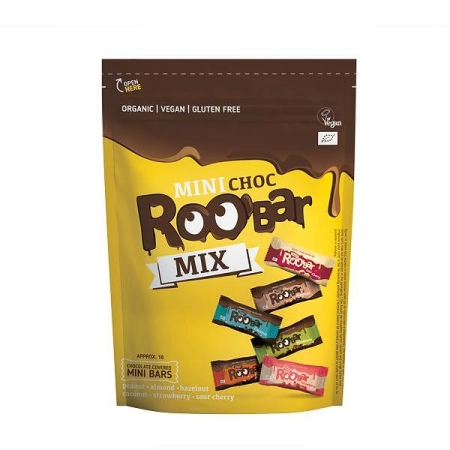 Био Микс мини шоко барове 180g (18x10g), Roobar