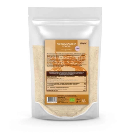 Био Ашваганда на Прах, 1kg, Dragon Superfoods