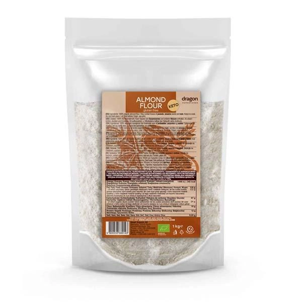 Био Брашно от Бадеми, 1kg, Dragon Superfoods