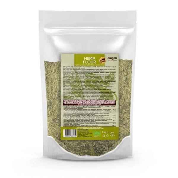 Био Брашно от Коноп, 1kg, Dragon Superfoods