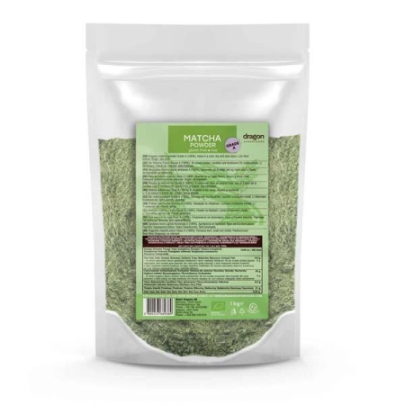 Био Матча на Прах, 1kg, Dragon Superfoods