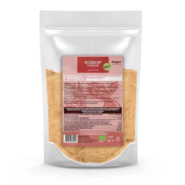 Био Шипки на Прах, 1kg, Dragon Superfoods