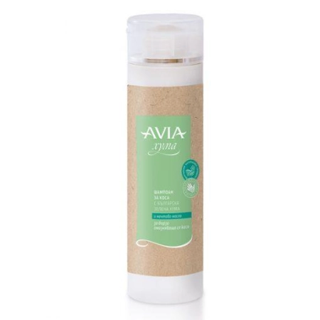 Шампоан с Българска Зелена Хума и Ментово Масло, Avia, 250 ml