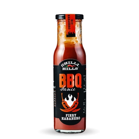 Лют сос HOT HABANERO BBQ, 280ml, Chilli Hills