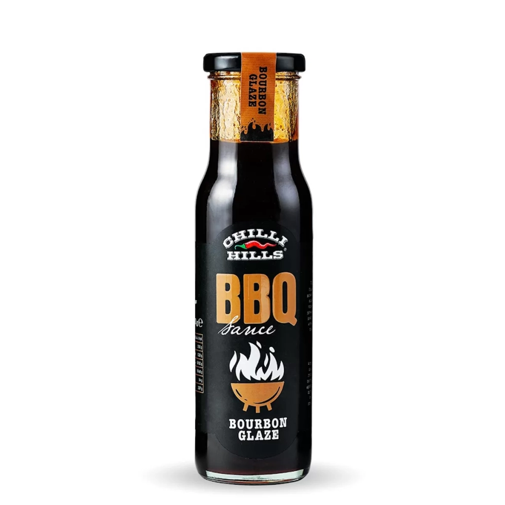 Лют сос BURBON GLAZE BBQ, 280ml, Chilli Hills