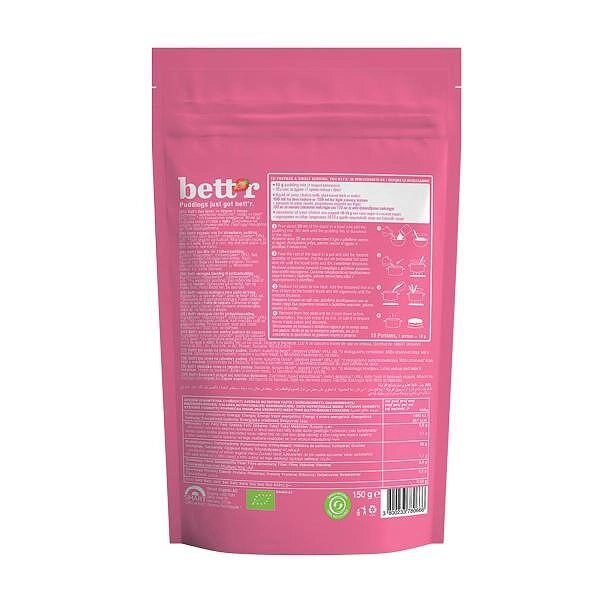 Био Микс за Пудинг Ягода, 150g, Bett'r