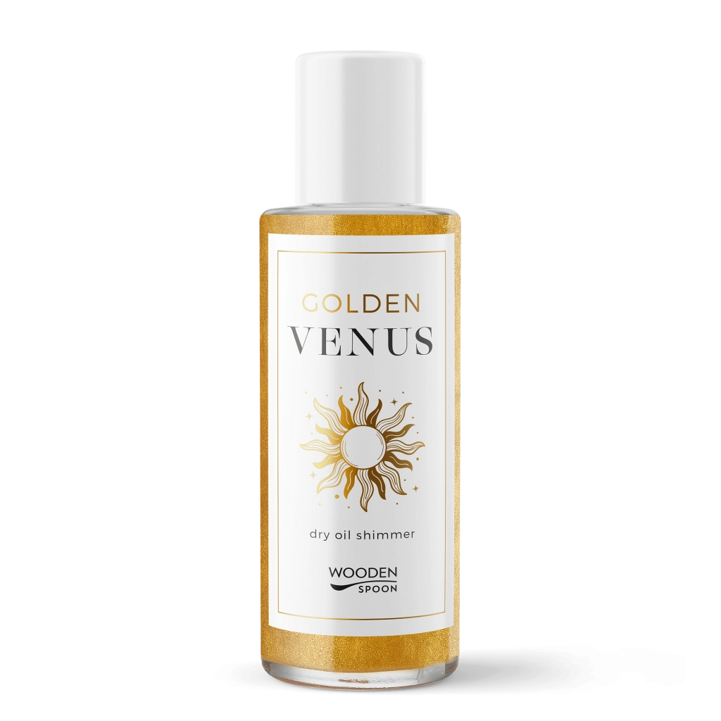 Сухо Блестящо Олио за Тяло Golden Venus, 100ml, Wooden Spoon