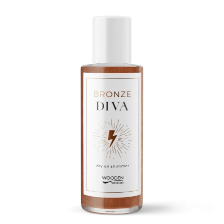 Сухо Блестящо Олио за Тяло Bronze Diva, 100ml, Wooden Spoon