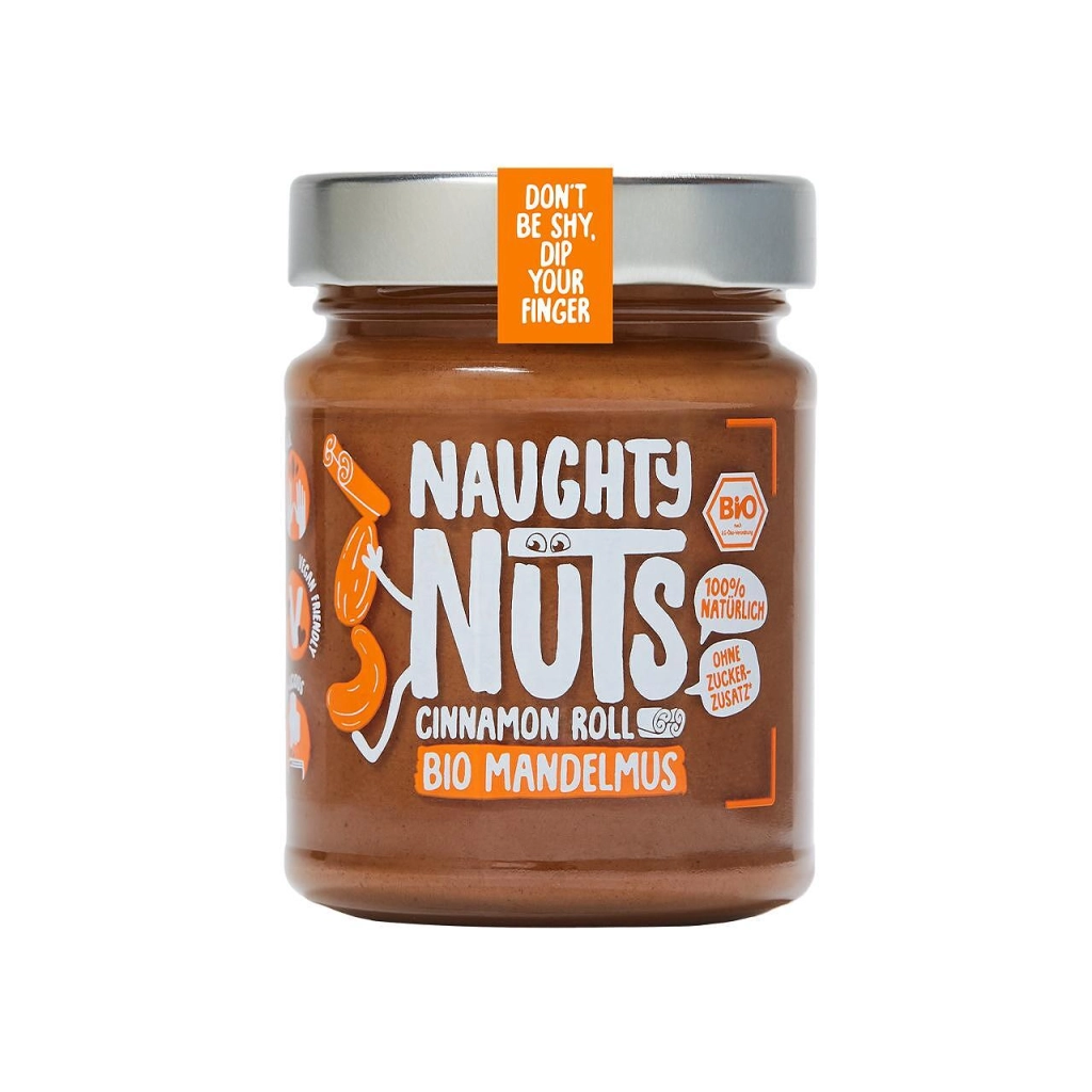 Био Бадемов Тахан с Канела, 250g, Naughty Nuts