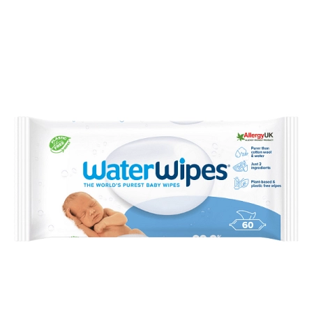 Бебешки Мокри Кърпи за Чувствителна Кожа, 60бр., Water Wipes