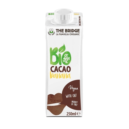 Био Овесена Напитка Банан и Какао, 250ml, The Bridge