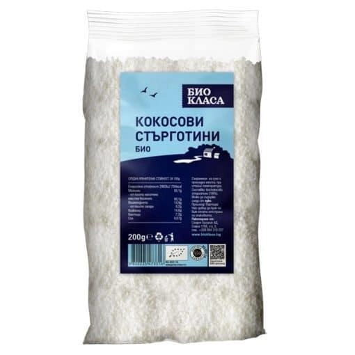 Био Кокосови Стърготини, 200g, Био Класа