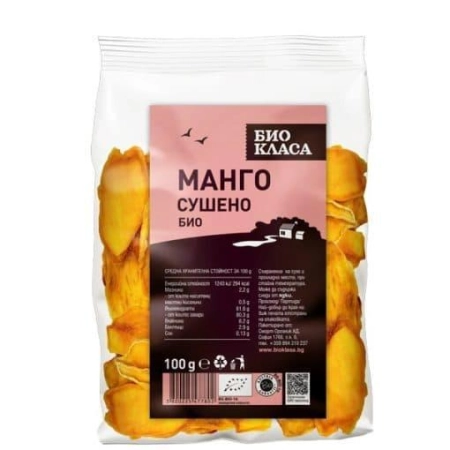 Био Манго, сушено, Био Класа, 100 g