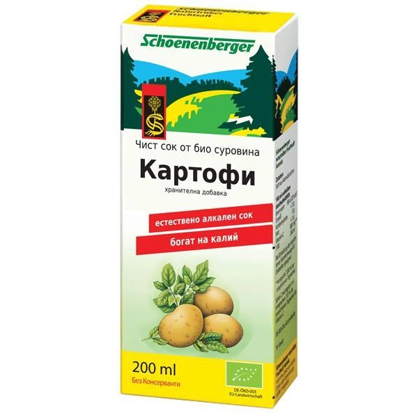 Био Сок от Картофи, 200ml, Schoenenberger