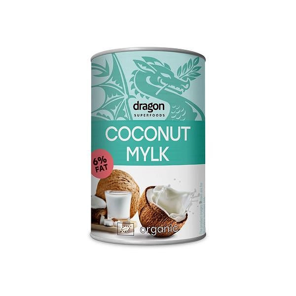 Био Кокосово Милки, 6% мазнини, 400ml, Dragon Superfoods