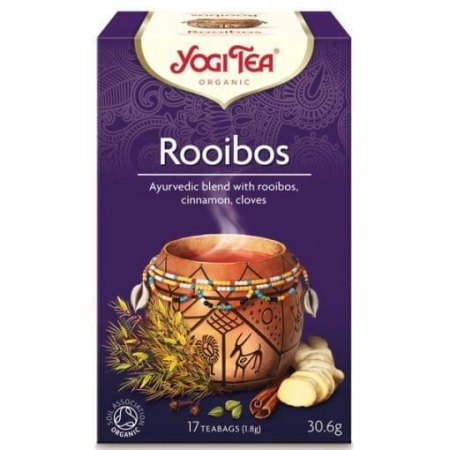 Био Аюрведичен Чай Йоги Ройбос, 17 пак., Yogi Tea