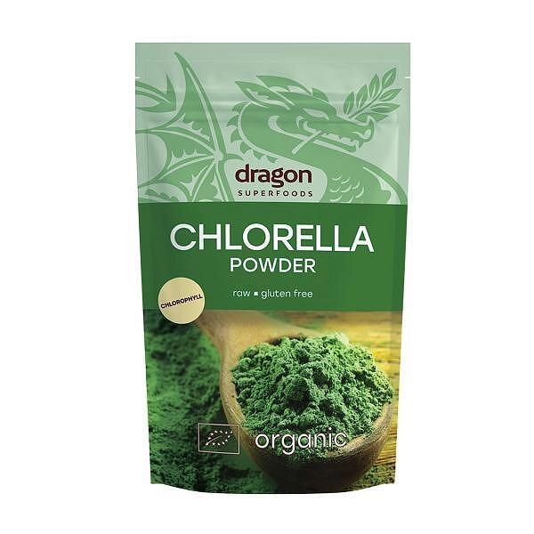 Био Хлорела На Прах, 200g, Dragon Superfoods