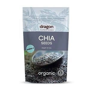 Био Чиа Семена, 200g, Dragon Superfoods