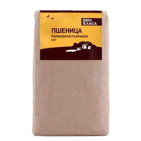 Био Брашно Пълнозърнесто от Пшеница, Био Класа, 1 kg